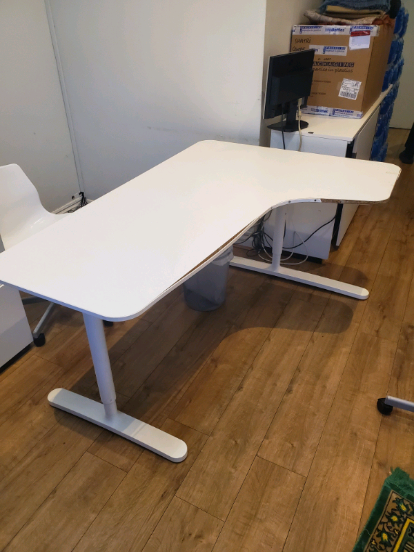 Large White Corner Office Desk Ikea In West End London Gumtree