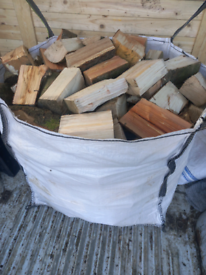 Mixed logs bulk bags and nets