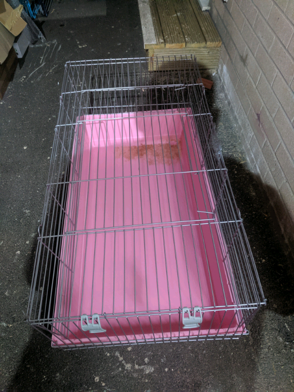 Indoor 100 pink rabbit/guinea pig cage in Street, Somerset Gumtree