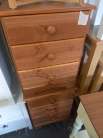 Brown 3 draw bedside tables only £35 each. RBW Clearance Outlet Leices