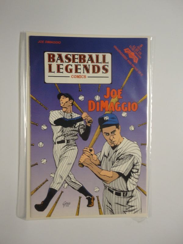 Set of 3 Baseball Superstar Comics Pete Rose Roger Clemens and Joe Dimaggio MLB