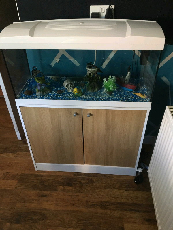3ft fish tank with stand and all accessories £110.00 ono in