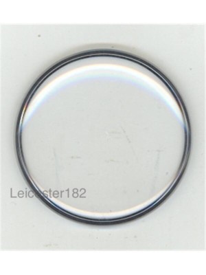 Generic Omega Speedmaster Reduced Armoured Acrylic Glass-Black Ring (For PW5274)