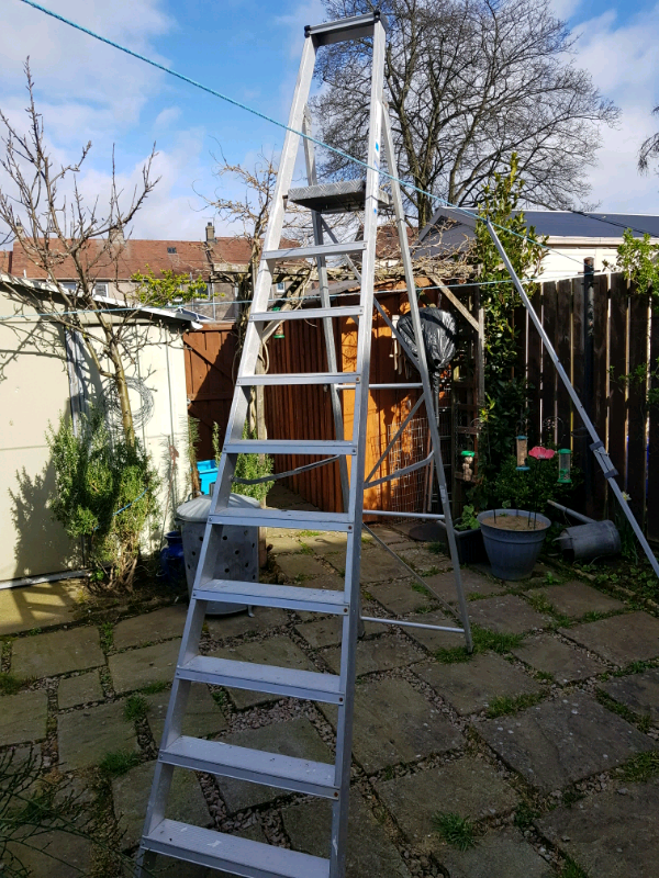 Youngman 10 tread step platform industrial ladders in Clermiston, Edinburgh Gumtree