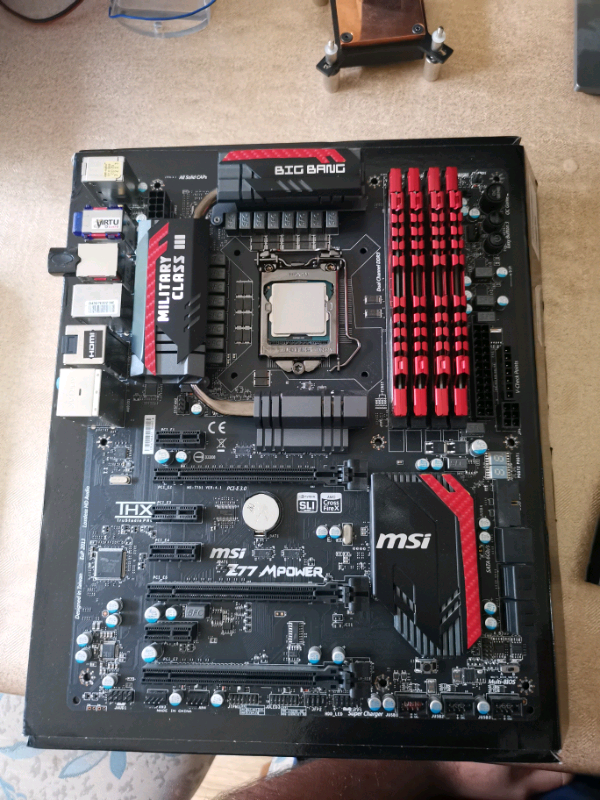 Intel Core i7 3770K, Z77 Msi Mpower motherboard, 16gb DDR3 G.Skill in Livingston, West Lothian