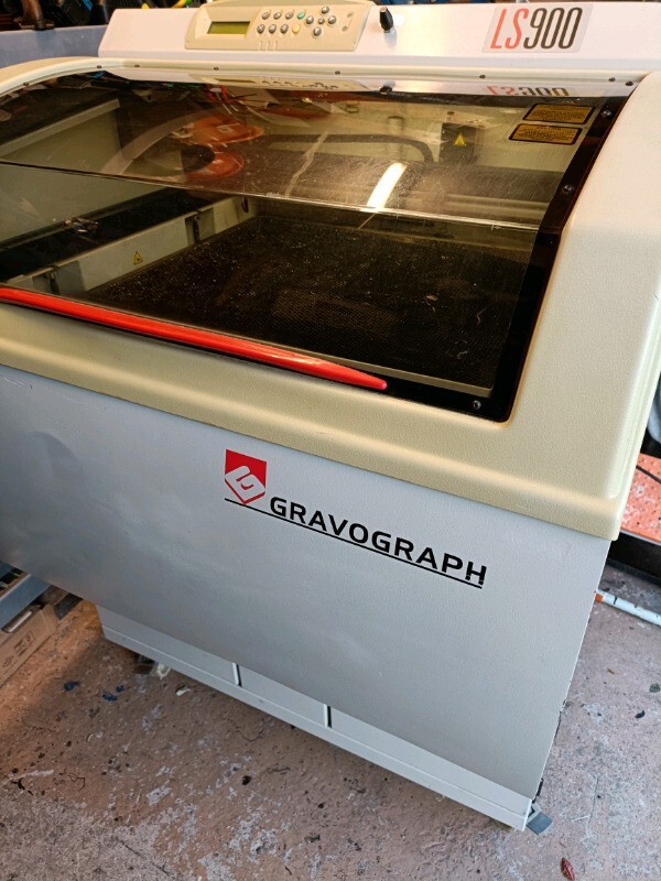 Priced to sell £3250 Gravograph LS900 laser cutter engraving machine