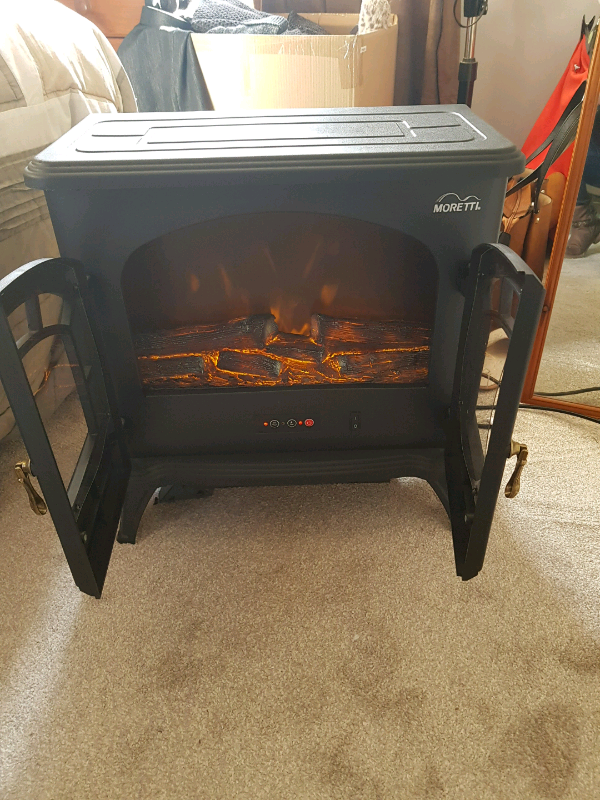 Moretti Electric Heater with flame effect, delivery available in