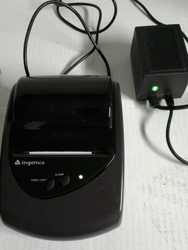 Ingenico e scribe 612 printer with power supply and cables. Pre owned