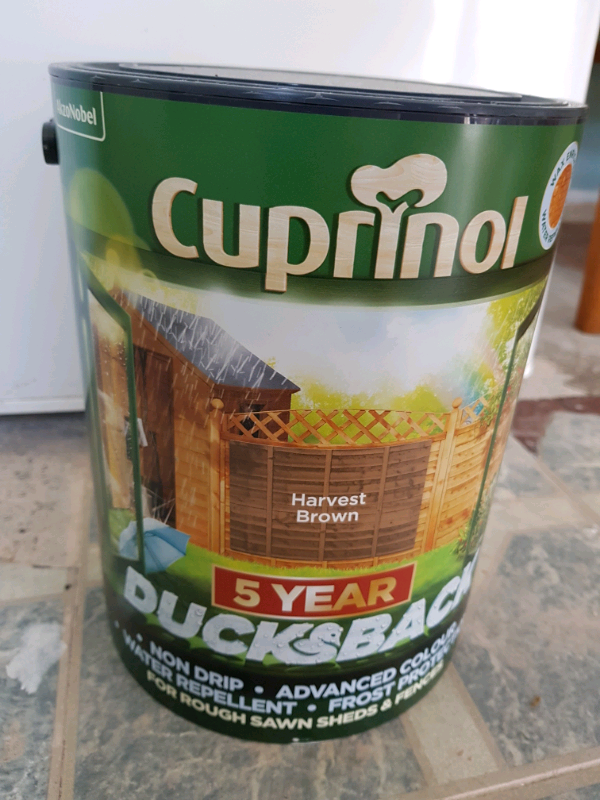 Cuprinol ducksback paint, 5litres in Stockport, Manchester Gumtree