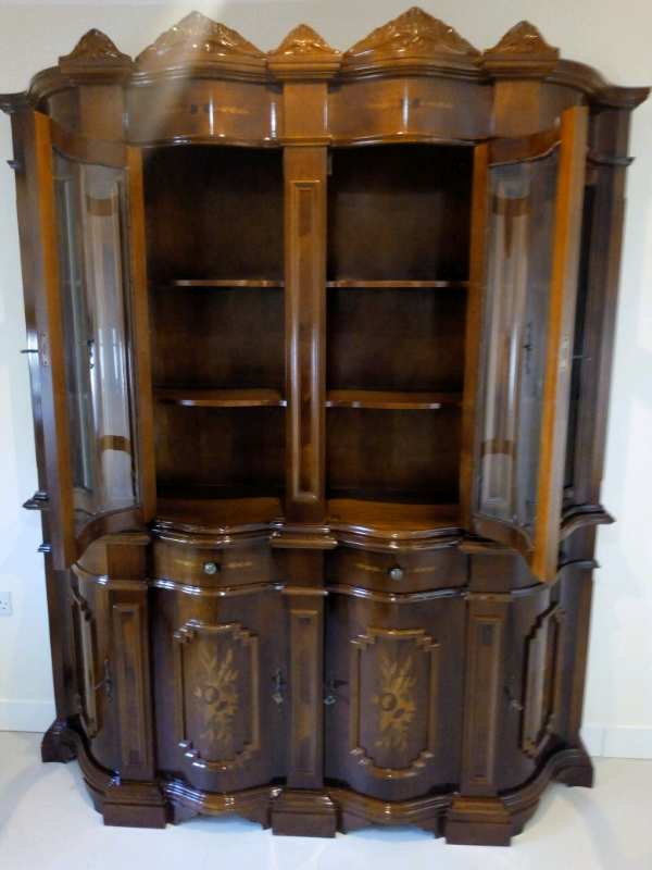 Living Room Glass Wall Display Cabinet Bar In Kempston Bedfordshire Gumtree