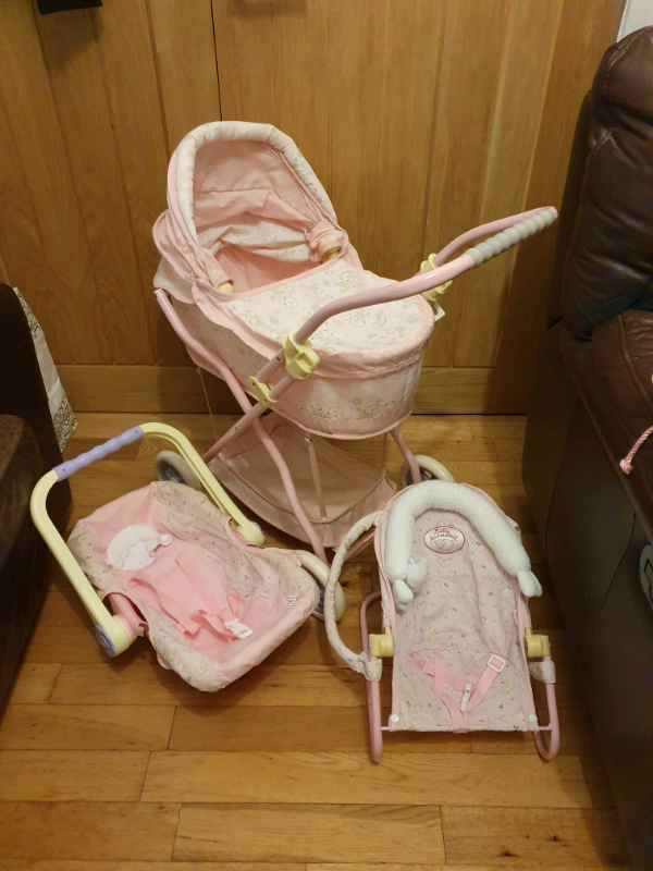 Baby Annabell Doll Pram Car Seat Bouncy Chair 2 Other Dolls