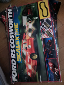 Scalextric RS cosworth set plus others. Retro/collectors/old school 