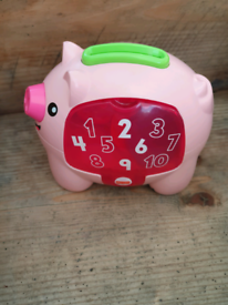 Money box pig counting game