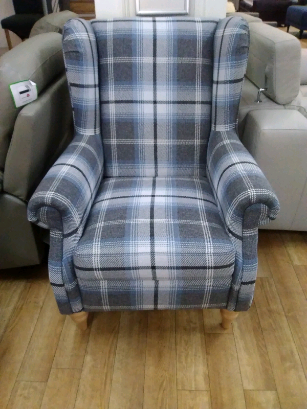 tartan fabric armchair. in Hamilton, South Lanarkshire Gumtree