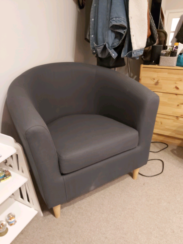 Navy blue IKEA armchair in Fulham, London Gumtree