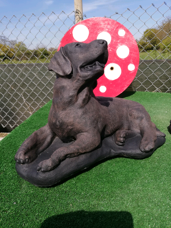 Stunning stone concrete dog garden ornaments statues in Norwich