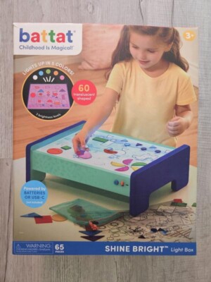 Battat Education Bright Explorer Activity LightBox Playset Kids Learning Sensory