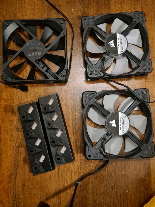 Corsair fans 2x ML120 PRO 120mm PWM Premium + 1x nzxt 120mm in