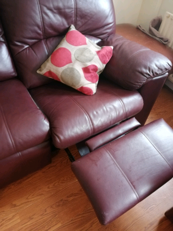 2x2 seater real leather sofas in Orpington, London Gumtree