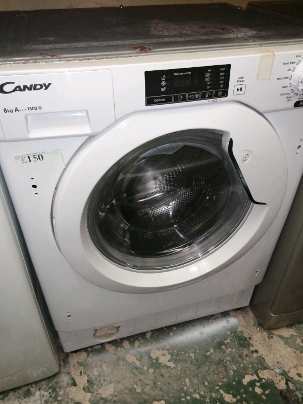 CANDY 8KG INTEGRATED WASHING MACHINE WITH WARRANTY AT RECYK APPLIANCES