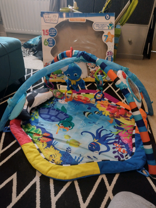 Disney Baby Einstein Baby Neptune Ocean Adventure Baby Gym Play Mat
