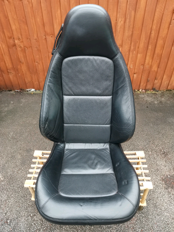 BMW Z3 black leather car seats. Maybe suitable for camper. in Chester