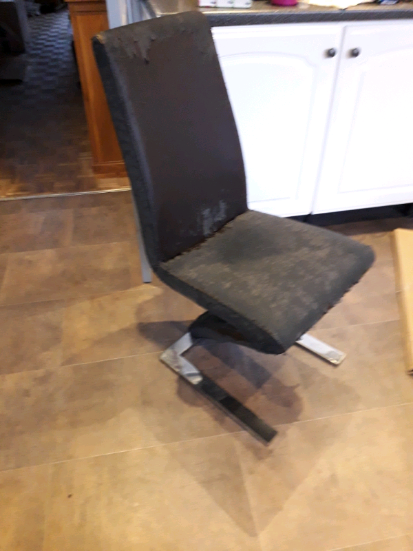 6 Z chairs for dining room and chair covers in Bournemouth, Dorset