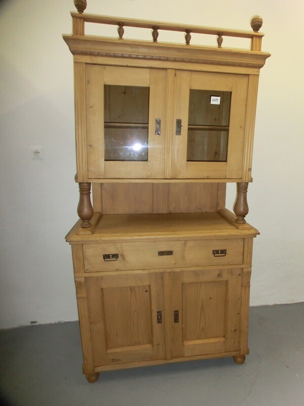 2139 Küchenbuffet, Buffet, Gründerzeit-Buffet, Weichholz, Küchenschrank