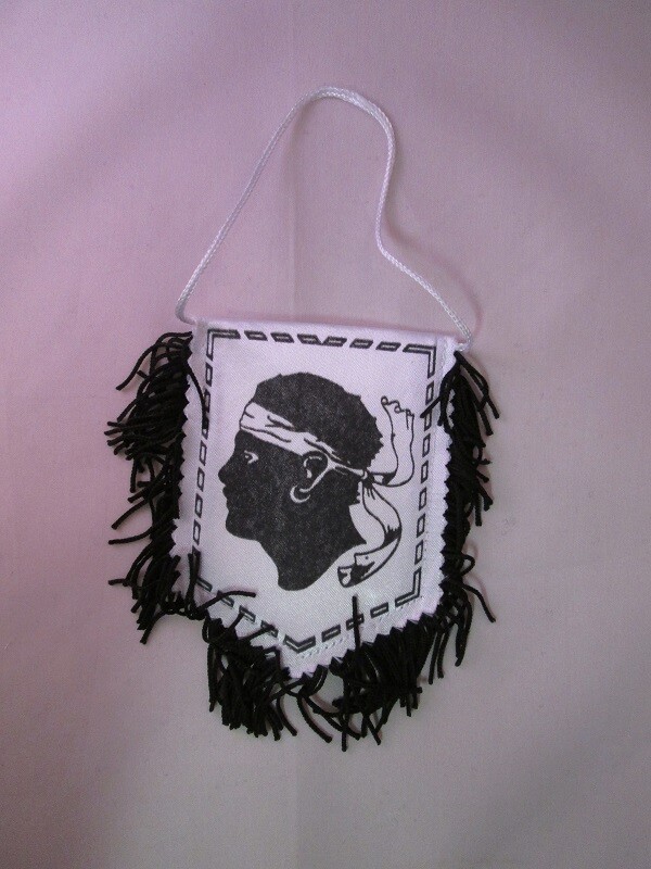 Fanion Corse 15x10cm Polyester CartonnÃ© - Mini Drapeau Corse - France 10 X 15 Cm