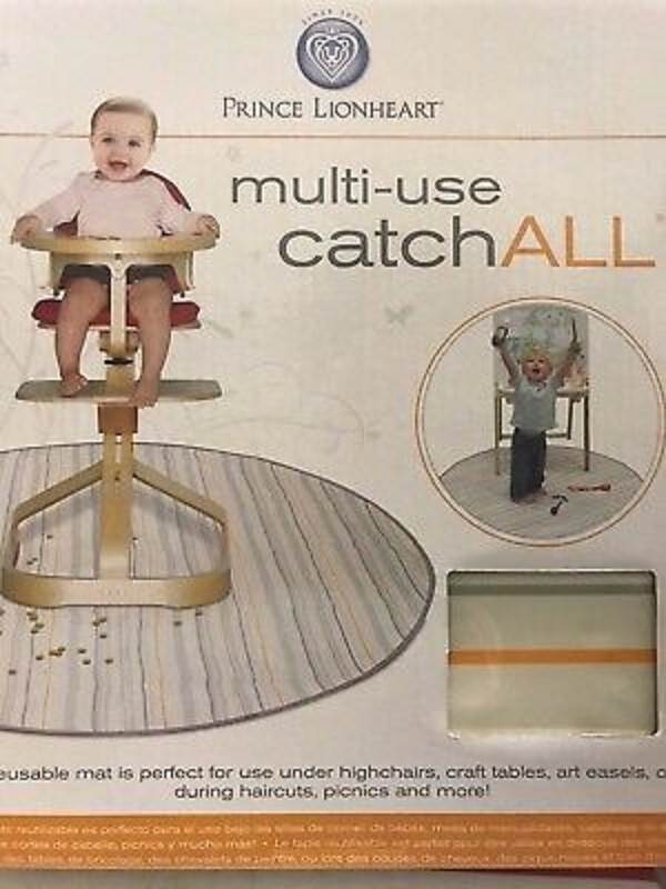 Prince Lionheart Multi-Purpose Catchall Non Skid & Easy Clean Beige Stripe