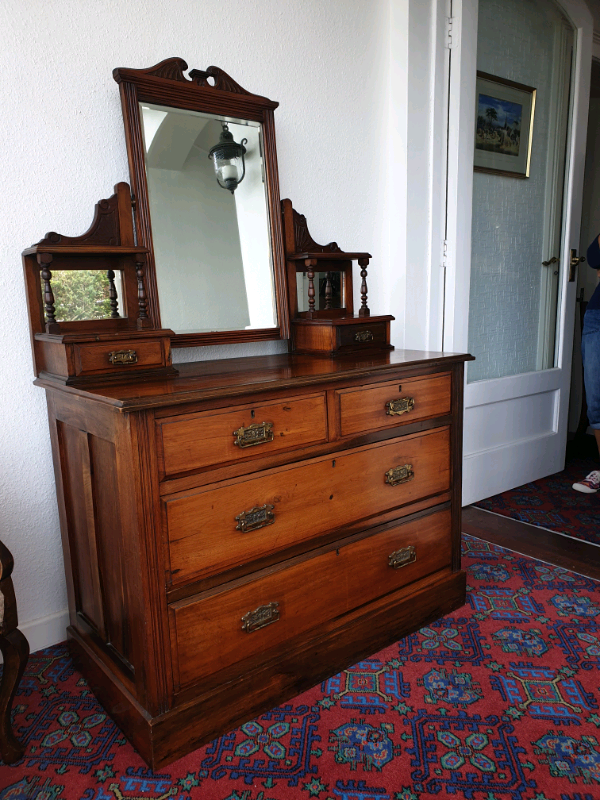 Beautiful ornate antique dressing table great condition Edwardian era in Bangor, County Down