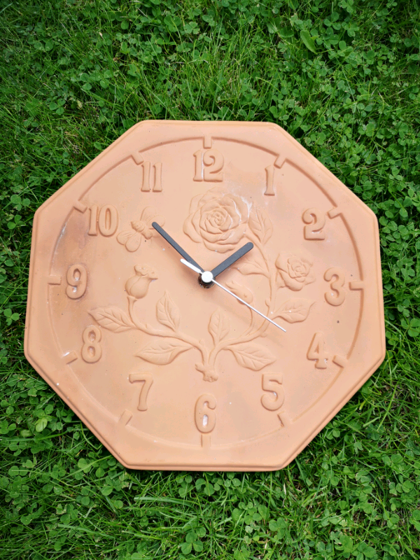 Terracotta Outdoor Clock FREE! in Cambridge, Cambridgeshire Gumtree