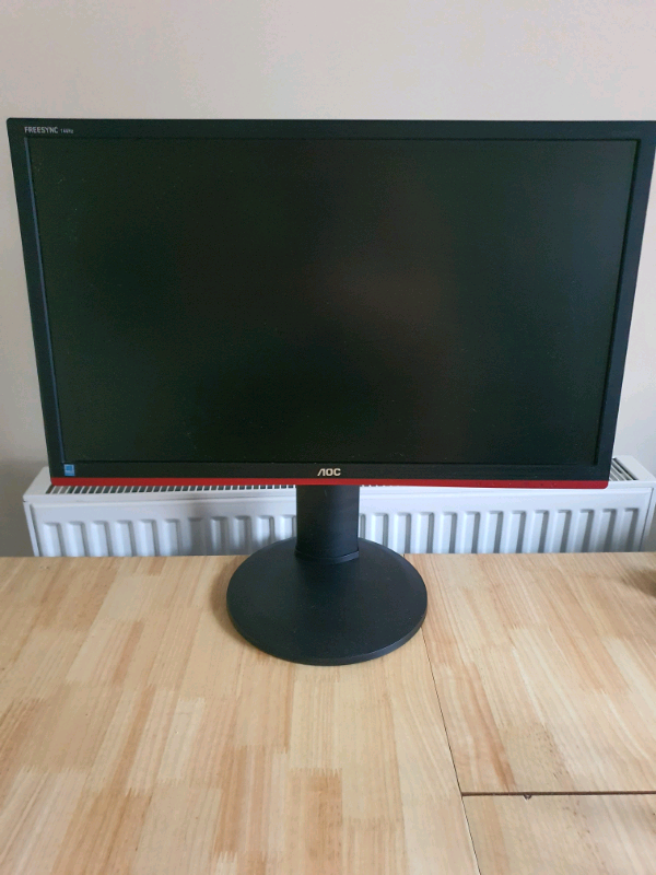 AOC gaming monitor 144Hz freesync 24" in Peterborough, Cambridgeshire
