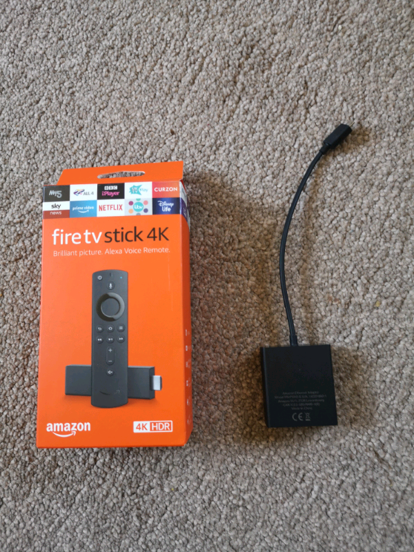 Amazon fire stick with adapter in Motherwell, North
