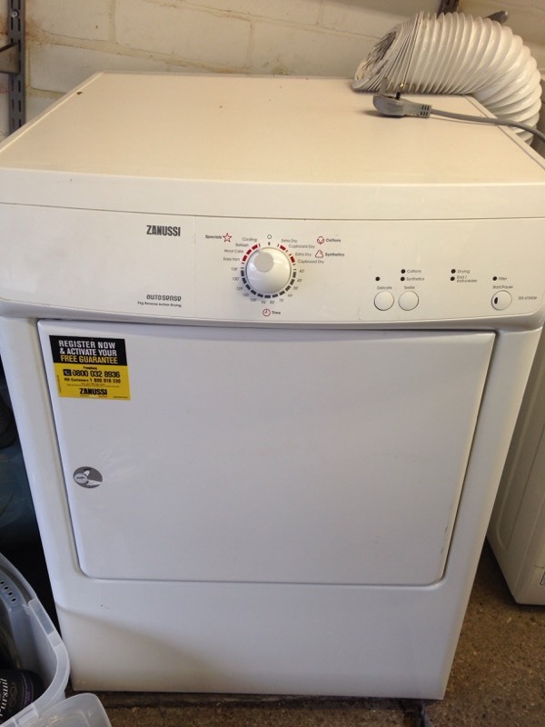 Zanussi auto sense 7kg reverse action dryer in StokeonTrent
