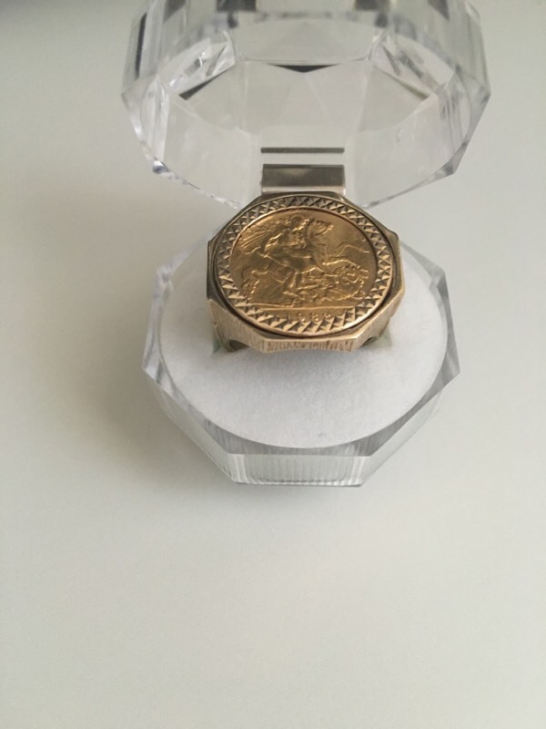 Half sovereign ring 1982 22ct gold coin in Cambuslang, Glasgow Gumtree