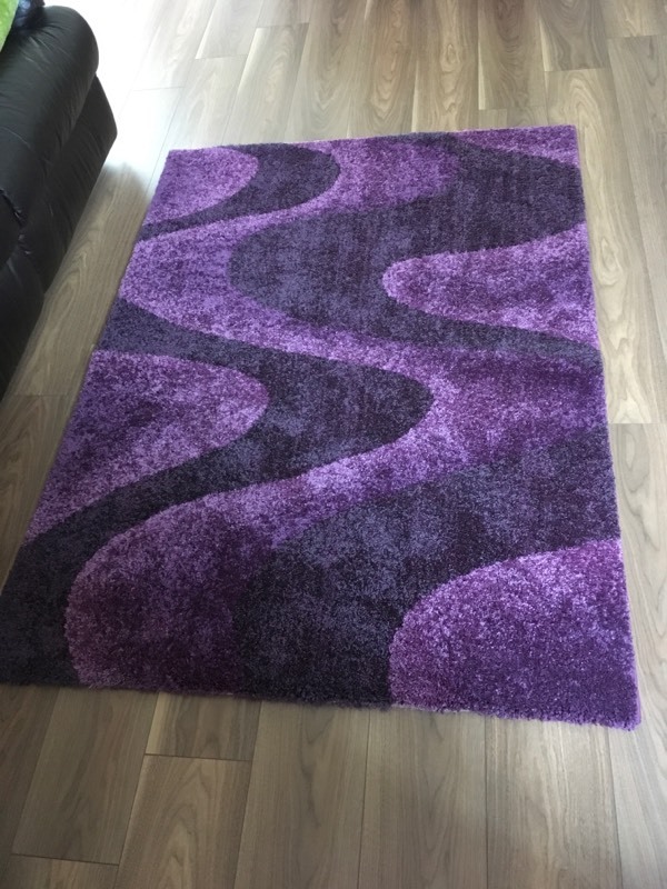 Purple Carpet Rug from Dunelm in Llanelli, Carmarthenshire Gumtree