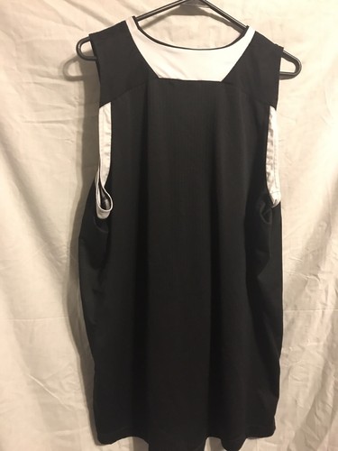 Adidas Black Sleeveless Jersey large