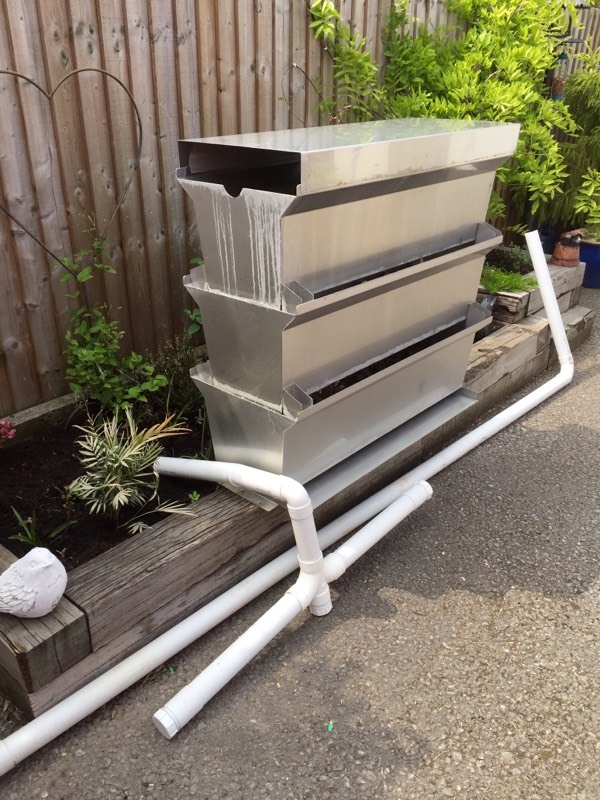 Momotaro Bakki Shower waterfall unit for Koi Carp Pond in Abingdon