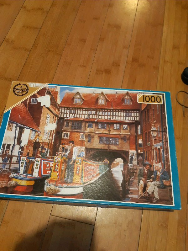 1000 Piece Jigsaw Puzzle Canal Barge design in Atherton, Manchester