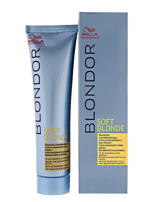 Wella Blondor Soft Blonde Oil Mixed Cream Lightener, 7 oz