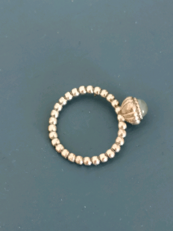 Pandora Birthstone Ring March Aquamarine | in Pontypridd, Rhondda Cynon