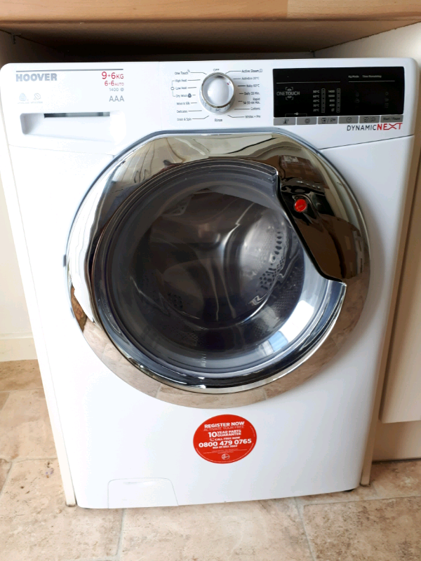 Hoover WDXOA496C Dynamic Next Washer Dryer 9 + 6 kg AAA rating in