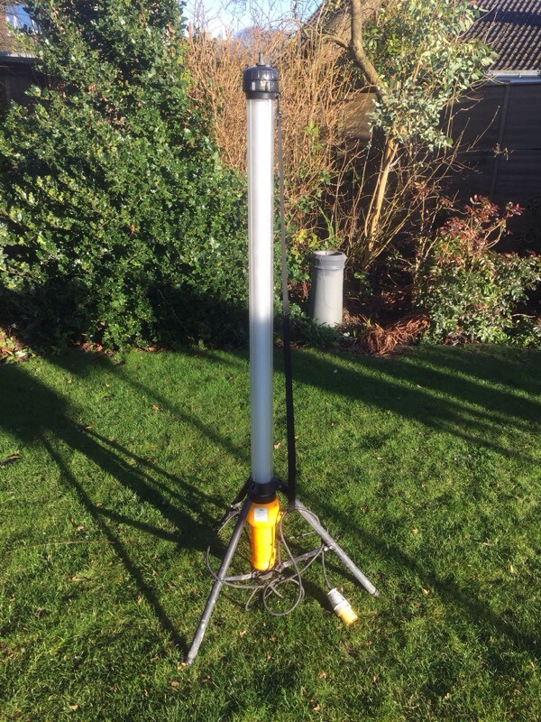 Tall free standing site light 110 volt in Nettleham, Lincolnshire