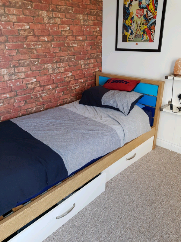 Boys Bedroom Furniture Bed Wardrobe Small Bookcase Small Chest