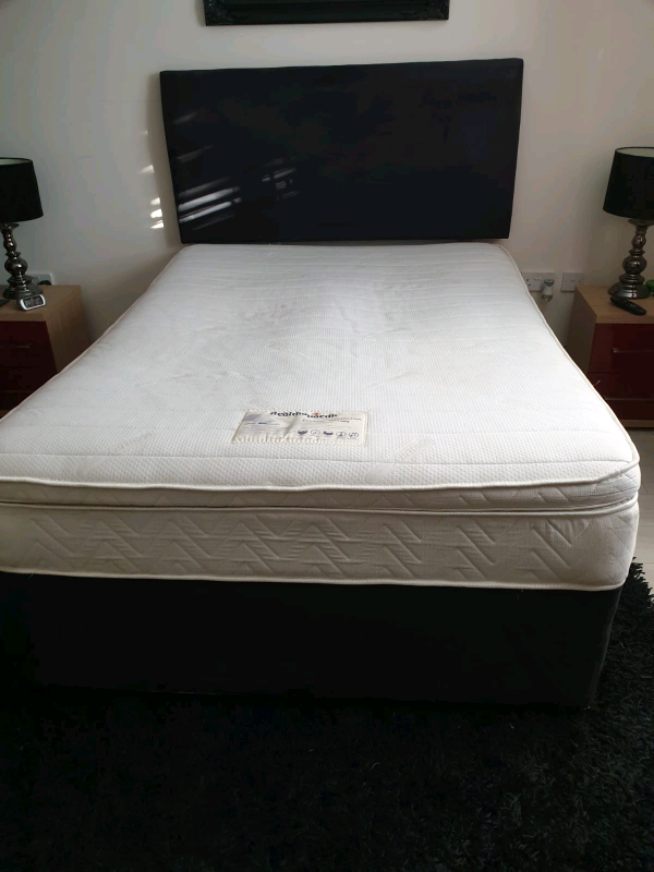 Black Velvet Double Divan Bed in Broxtowe, Nottinghamshire Gumtree