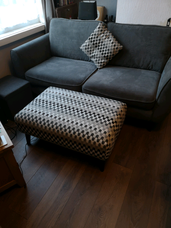 DFS footstool pattern (Grey and white) in Darlington, County Durham