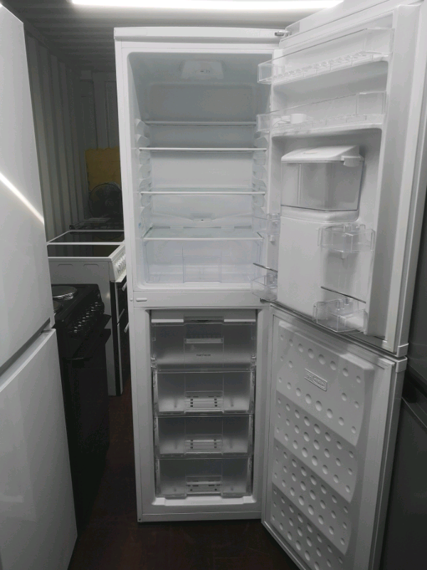 beko A class frost free fridge freezer with water dispenser in