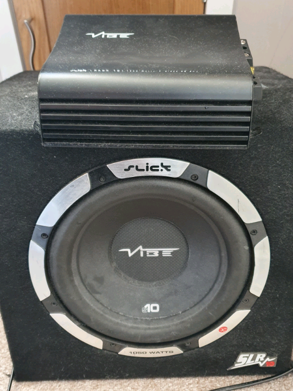 Vibe Slick 1050w Subwoofer + Amplifier in Aberdeen Gumtree