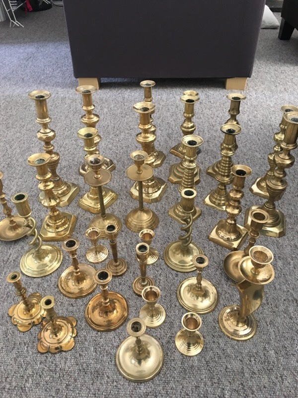Job Lot Brass Candlesticks Candles in Bath, Somerset Gumtree